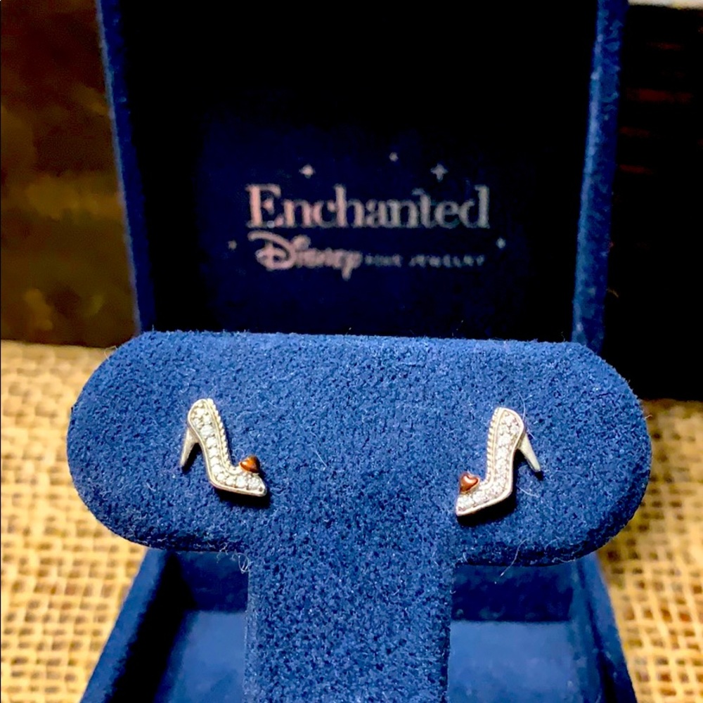 Enchanted Disney Cinderella shoe earrings